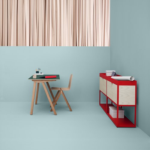 Meuble de rangement New Order - Rouge